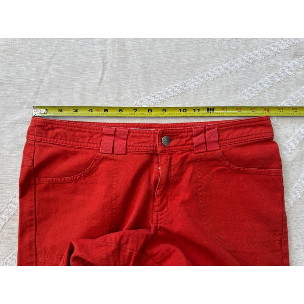 Patagonia Water Girl Women's 8 Red Wide Leg Utility Pants Vintage Y2K - Picture 6 of 8